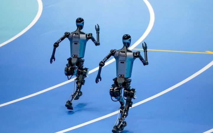 Humanoid Robots Prepare to Challenge Human Records at Beijing Android Half Marathon