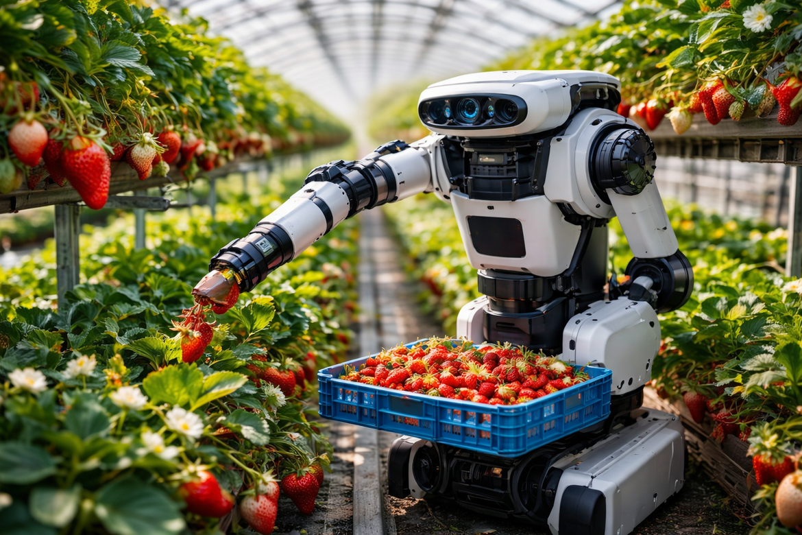 Strawberry-Picking Robot Wins UK National Award as AI Agriculture Moves Toward Real-World Deployment