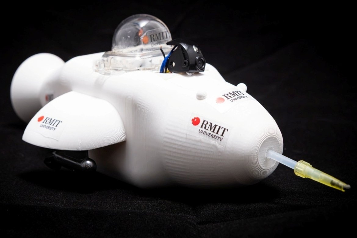 RMIT Engineers Build Dolphin Inspired Robot for Oil Spill Cleanup