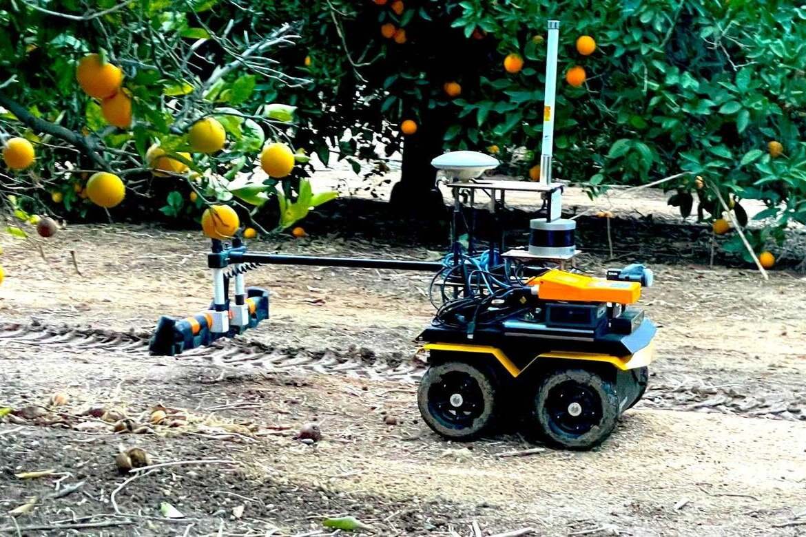 Irrigation Robot Maps Water Needs Tree by Tree, Challenging Farm Automation Norms