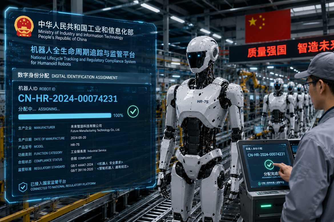 China Launches National Digital ID System for Humanoid Robots, Covering 28,000 Units Across 200 Models