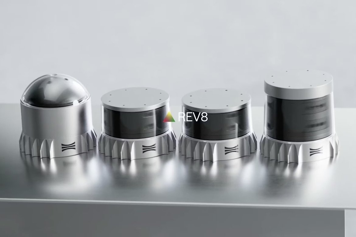 Ouster Launches Rev8, the World’s First Mass-Produced Native Color Lidar Sensor