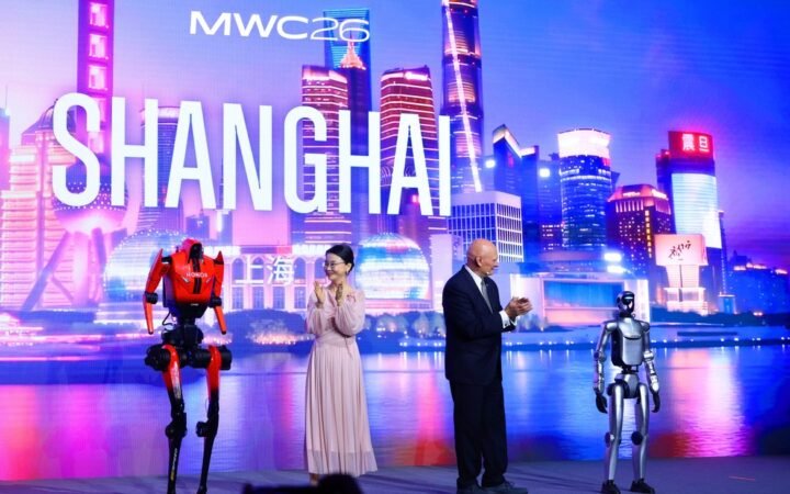 MWC Shanghai 2026 Opens with Honor’s Half-Marathon Robot on Stage as Humanoids and Drones Lead Agenda