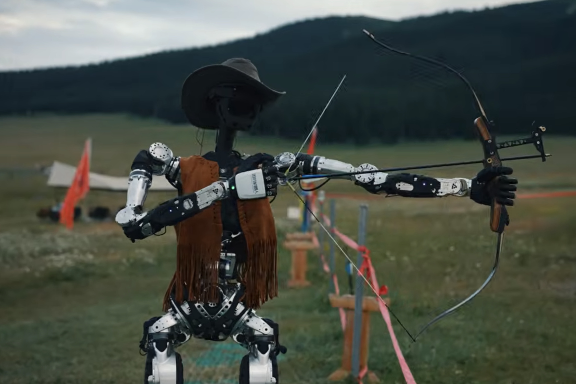 PNDbotics’ Adam Rides a Robot Horse and Fires an Arrow From 20 Metres