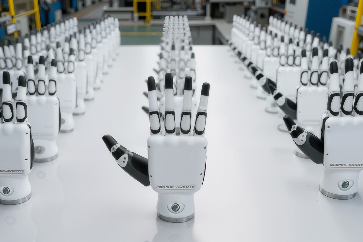China’s Robotic Hands Become a Key Link in the Humanoid Race