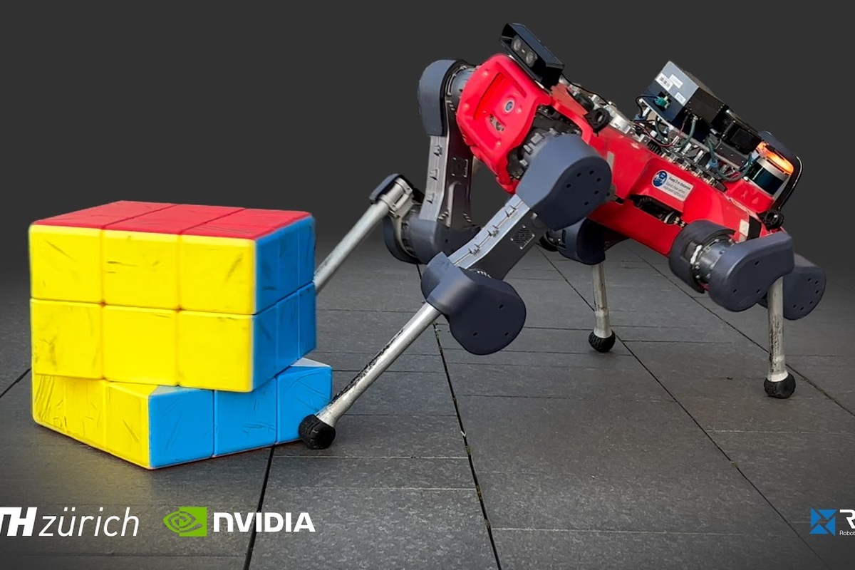 Watch: ETH Robot Solves Giant Rubik’s Cube Using Only Its Feet