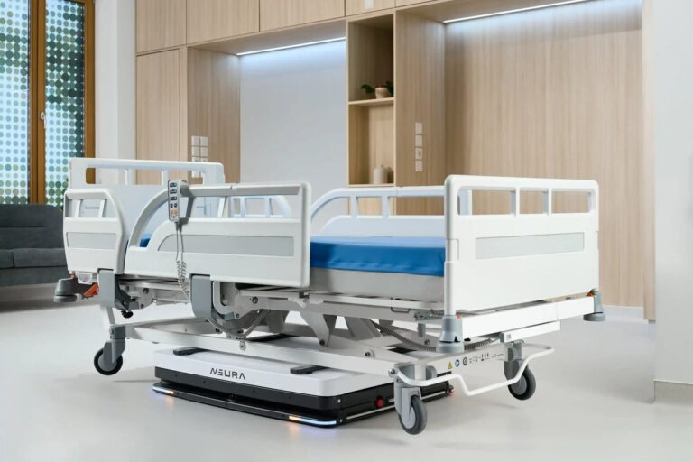 NEURA Robotics Enters Healthcare With Autonomous Hospital Bed Transport