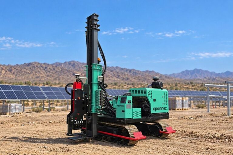 Xpanner Launches Automated Pile Driver for Solar Farms and Battery Storage